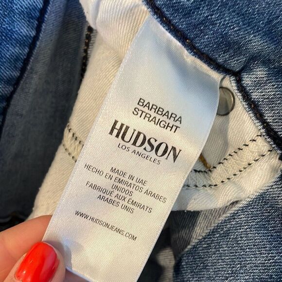 Hudson Barbara high rise straight jeans size 26 - Picture 9 of 13